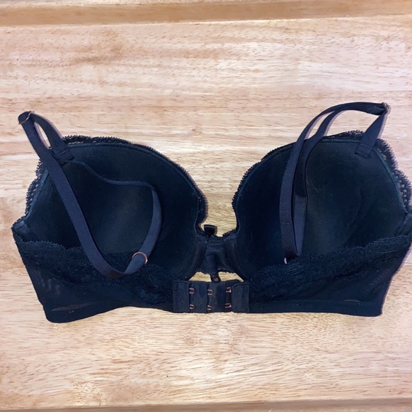 Savage X Fenty Mesh a Demi Cup Bra Black Caviar - Picture 2 of 4